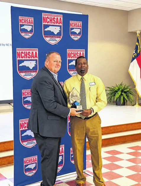 Patterson Recognized With Nchsaas Charlie Adams Distinguished Service Award