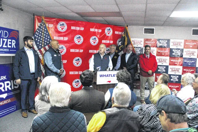 Whatley, Republicans rally in Lumberton